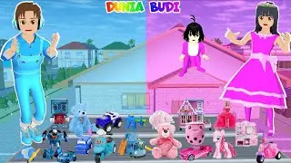 Yuta Mio Borong Mainan Sesuai Warna Baju Biru Pink Sampai Habis | Sakura School Simulator