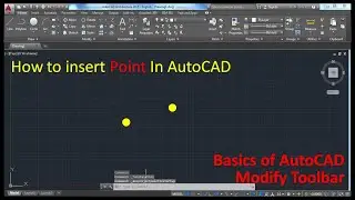 how to insert points in autocad