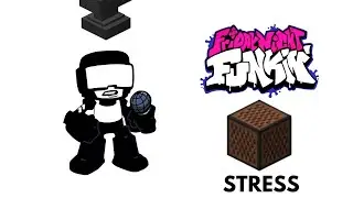 FNF | Friday Night Funkin' - Stress [Minecraft Note Block Cover]