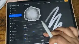 Learn How to create watercolor brush on procreate