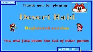 Skunny - Desert Raid gameplay (PC Game, 1993)