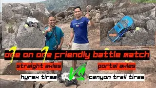 1on1 Friendly Battle Match: Jaypee VS Juvs | Straight Axles VS Portal Axles | Hyrax VS CT Tires