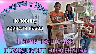 Распаковка покупок с ТЕМУ/ Собрали когтеточку/ И не только...#жизньвгермании #семейныйвлог