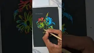 Magical drawing book 💫 flowers :tutorial 