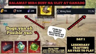MIR4 - LEGENDARY CRAFTING DAY ( 1 ) NORMAL DAY FOR FREE TO PLAY (JOURNEY TO LEGEND ARMOR)