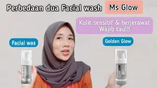 Perbedaan Facial wash ms glow lama dan Golden Glow ms glow / facial wash ms glow baru