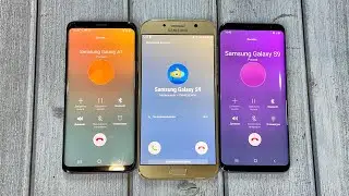 Incoming Call Hold 3 Phones Samsung Galaxy A7 Samsung S9 Galaxy S8