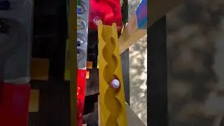 Wooden Wave Course Ultimate Relaxing ASMR#marblerunhealing