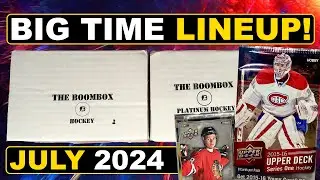 ONLY BEDARD AND MCDAVID PACKS?!? - Opening The BOOMBOX Platinum Hockey + BOOMBOX Hockey - July 2024