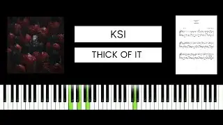 KSI, Trippie Redd - Thick Of It (BEST PIANO TUTORIAL & COVER)