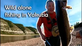 Wild protected places. Fishing in Yakutia. A drunken fisherman made an interesting video.