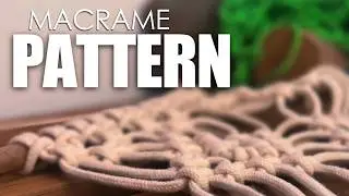 Pattern macrame for your project