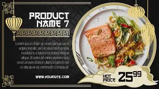 Asian Menu Restaurant Promo