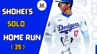 Shohei Ohtani 🔥🔥Crushes 396Ft. Solo Home Run⚾(39)of the Season..