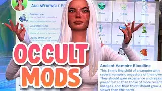 15+ MUST HAVE OCCULT MODS 🦇 (with LINKS!) | Sims 4 Mod Showcase