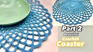 And it’s done ☑️🤩..It’s a Beautiful Crochet coaster | round 9-15 | Part - 2