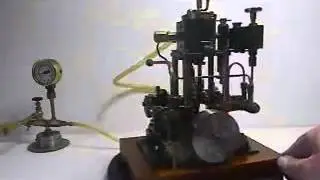MODEL OF A LAUNCH STEAM ENGINE.