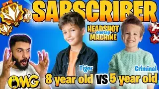 Big Match 🤯🤯 || 5 year old vs 8 year old childrens 👶👶 Over Power Onetap Players || janiofficialpk