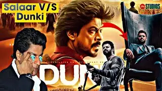 Srk Dunki V/S Prabhas Salaar 😱 | Dunki trailer review .