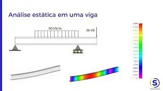 Análise estrutural estática em uma viga | Tutorial básico | Femap