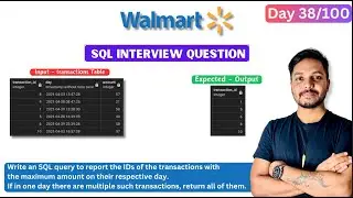 SQL Data Analysis Interview Question #38/100 | SQL Challenge | SQL Tutorials | Flipkart Interview