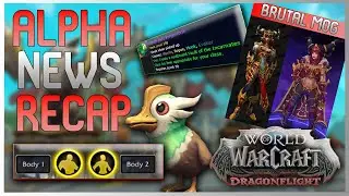 The MANY NEWS from Dragonflight Alpha - New Models, Mounts, Customization, Tier Tokens & More
