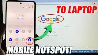 How to Share [Android]Phone Hotspot with Laptop?