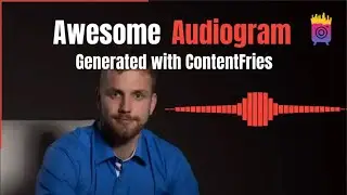How to generate audio visualisers / audiograms for social in ONE minute!