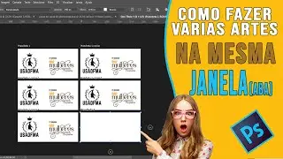 como fazer varias artes na mesma aba do photoshop como usar pranchetas no photoshop