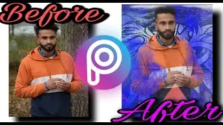 PicsArt smoke photo editing tutorial Ch Edit