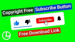 Copyright Free Subscribe Button | Green Screen Subscribe Button Free Download