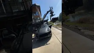 Motocrane Porsche Arm Car + RED Camera