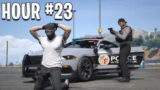 I Spent 24 Hours As A Real Cop on GTA 5 RP