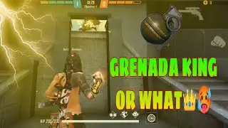GRENADE KING OR WHAT 👑 🥵 || ONLY USE GRENADE IN FREE FIRE || GRENADE KING ||