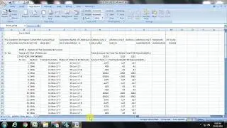 26AS text file convert in to excel || Incometaxindia || 26 AS टेक्ट्स फाइल को Excel में कन्वर्ट करे