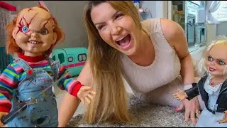 Chased By Killer CHUCKY Is So Scary!!