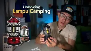 UNBOXING LAMPU CAMPING AESTHETIC & LAMPU EMERGENCY
