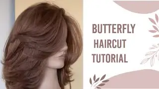 Butterfly haircut tutorial | Short hair cut for girls |_