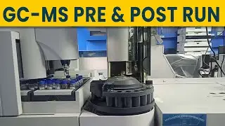 GC-MS Pre and Post Run | GC-MS Sample Running | Learning with Khan