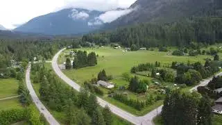 Early Sunday morning over Slocan