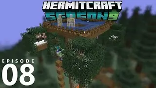 HermitCraft 9 E08: Tunnel Design & Iron Farm