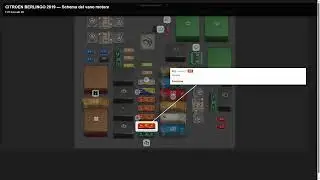 Fuse box location and diagram: citroen berlingo 2019 - Schema fusibili