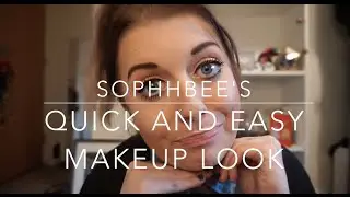 Quick and Easy 15 Min Make Up Look: Golden Eyes | SophhBee
