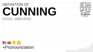 CUNNING meaning, definition & pronunciation | What is CUNNING? | How to say CUNNING