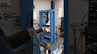 Shop made press brake build