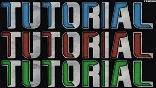 Tutorial | Scritta con effetto scavato