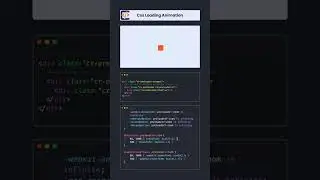 Creative CSS Loading Animation |  Loading Animation 7 #loadinganimation #css  #preloader #loading