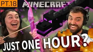 Can we face the Ender Dragon in ONE HOUR? (Minecraft S2 pt.18)