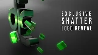 Adobe After Effects Exclusive Shatter Logo Reveal Animation