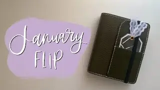 2024 Pocket Plus Planner Check In | January 2024 Planner Flip